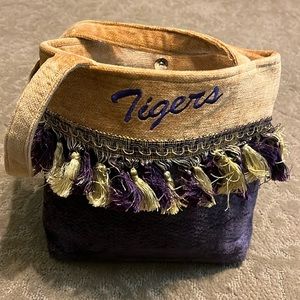 LSU purple and gold purse.